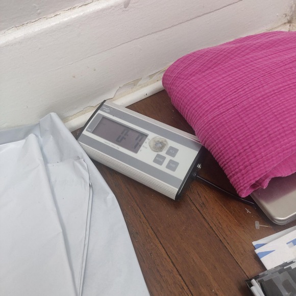 Anthropologie Jumpsuit Womens Small Magenta Pink Gauze Smocked Waist Wide Leg - Picture 7 of 8